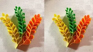 How To Make Easy Paper Leaves | Easy DIY  Leaves Making Instructions| How To Make Decorative Leaves