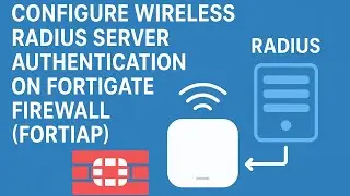 Как настроить аутентификацию беспроводного сервера Radius на межсетевом экране FortiGate (FortiAP...