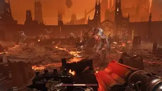 Atlan uses shotgun on Titans - DOOM: The Dark Ages Gameplay