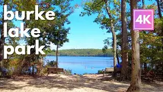 Burke Lake Park, Virginia | Early Fall Ambience & ASMR |  Virtual Walk in 4K