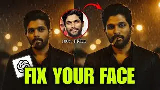 Fix Your FACE in one Click 🔥 | Trending Chat Gpt Photo Editing - Ghaus Editz