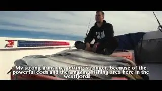Angeln in den Westfjorden Island / sea fishing in the westfjords Iceland
