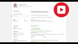 Chrome Extension template  - YouTube parser scraper