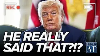 Trump BOXES Himself IN with SHOCK ADMISSION