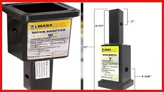 MaxxHaul Hitch Adapter: Convert 1-1/4
