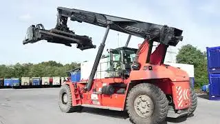 D3794 = 45.000kg used Kalmar DRF450-60C5X Reachstacker with Piggy Back from 2011