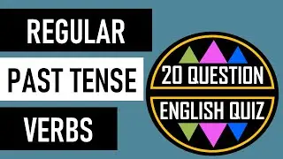 Simple Past Tense Regular Verbs Grammar Quiz