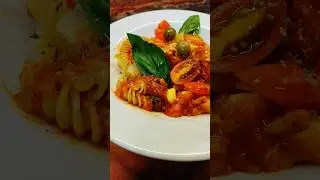 the fusilli pasta arrabiata #fusillipasta