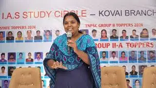 GROUP 1 Topper Vadivu.G Assistant Commissioner (Commercial Taxes) shares her success - Kovai Vetrii