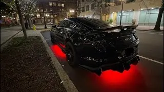 2AM CITY NIGHT POV DRIVE in MURDERED OUT S550 MUSTANG! 🦇