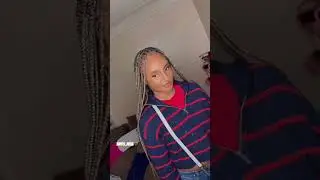 Style: Small knotless braids 🤍🤎 #braidinspo #booknow #fypyoutube