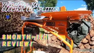 Review of my Yardmax 5-Ton Electric Log Splitter  #electriclogsplitter #yardmax #firewood