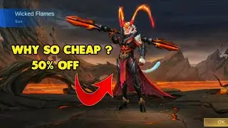 DRAW SUN COLLECTOR WICKED FLAMES SKIN AT 50% OFF || GUIDE FOR SUN COLLECTOR SKIN MLBB