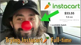 Is Instacart Really that BAD? Is it the WORST GIG App? Full Day Ride Along💪🏼