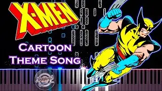 Xmen Cartoon Theme Song Piano Tutorial and Cover - X-men Cartoon Theme Song 90s Cartoon