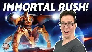 StarCraft 2 - 28 PROBE IMMORTAL RUSH! (2-game ZvP)