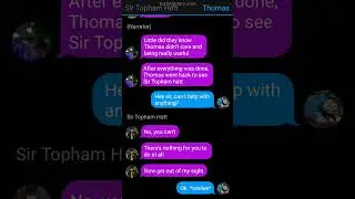 Hated Thomas AU (Thomas x Emily), probably first Thomas and friends texting story