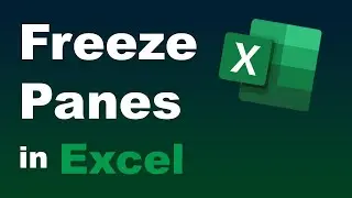 Top Excel Interview Questions #9 - How Do You Lock the Top Row and First Column Using Freeze Panes