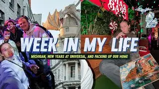WEEK IN MY LIFE | New Year's Eve at Universal, Michigan Trip, Packing and Starting a Runna Training