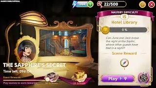 June's Journey Secrets 31 Scene 15 Hotel Library Word Mode 4K ULTRA HD