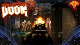 Doom Project Brutality - Enhanced Episode 1 / E1M2 - Rip and Tear Gameplay!