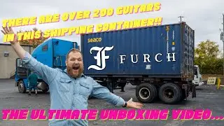 Unboxing 200 guitars from @FurchGuitarsOfficial