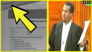 JOSE CAMARGO ON FORM 34A EXPLAINED BY IEBC LAWYER AT SUPREME COURT PRESIDENTIAL ELECTION PETITION