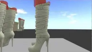 Strappy Boots made by RedPoly
