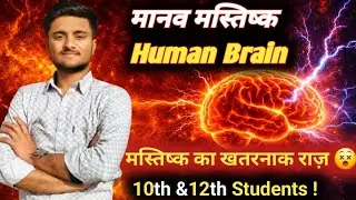 Human Brain (मानव मस्तिष्क) | दिमाग का पूरा सच! 10 मिनट में पूरा Brain समझें | 10th/12th Biology