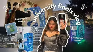 FINALS WEEK IN MY LIFE AS AN ARCHITECTURE STUDENT