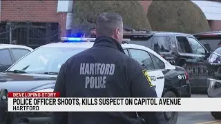 Neighbor recounts hearing police shoot person on Capitol Avenue in Hartford