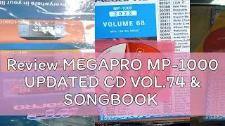 Review MEGAPRO MP-1000 UPDATED CD VOL.74 & SONGBOOK