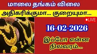 Evening gold rate | 16-02-2026| Today gold and silver rate| Gold and silver rate| Tomorrow gold rate