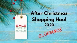 After Christmas Shopping Haul 2020/Shop With Me//Target/Walmart/Homesense/Bed, Bath and Beyond