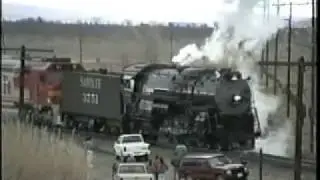 Santa Fe Steam Locomotive 3751, December 28, 1991