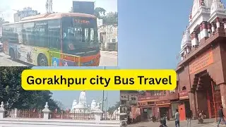 Gorakhpur city Bus  Mahuatar se Padleganj pura view