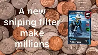 Madden mobile 21 sniping filter make millions and some tips on how to make coins with new years