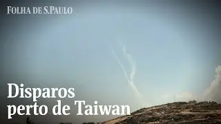 China dispara m&iacute;sseis no maior exerc&iacute;cio militar contra Taiwan