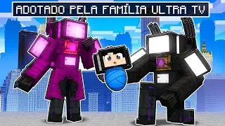Fui ADOTADO pela FAMÍLIA ULTRA TV MAN e ULTRA TV WOMAN no Minecraft