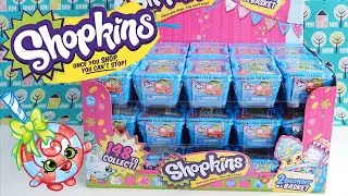 MEGA Shopkins Basket Unboxing I Open a Case of Shopkins Mystery Surprise