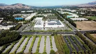 Areal View of City Center Bishop Ranch [4K]