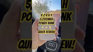 Rorry 5,000mah Power Bank - Quick Review!! ⚡️⚡️⚡️