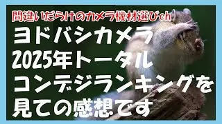 間違いだらけのカメラ機材選びch 「ヨドバシカメラ2025年トータルコンデジランキングを見ての感想です」