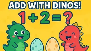 Dino Addition Adventure 🦖 | Fun Math for Kids! #youtube #trending @momotv67