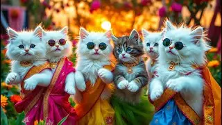 😻🐾️💃Cutest Cat Dances Compilation😻🐾️💃 303 #cat #ai #dance #cute #kitten #cat #catdance #viralvideo