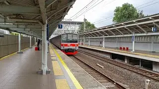 Kompilasi Kereta di Stasiun Telaga Murni. KRL JR205, CLI-125, Argo Lawu, Brantas, 