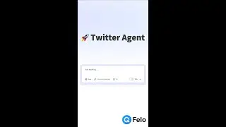 Felo Feature Overview #4 - Twitter Agent #shorts  #shortsvideo  #felo  #ai