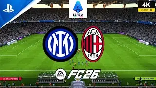 FC 26 - Inter vs Milan - gameplay ps5 4K español latino
