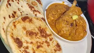 Comment pr&eacute;parer du poulet au beurre avec du naan 🫓 / Poulet au beurre avec naan 🫓 sans four : un...