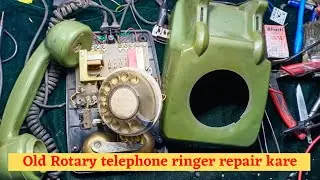 dial wale telephone ki ringer repair karna